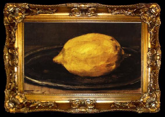 framed  Edouard Manet The Lemon, ta009-2